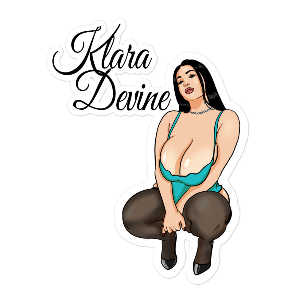 Klara Devine Bubble-free stickers
