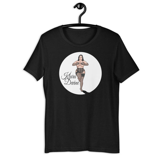 Spotlight on Klara (wht) Short-Sleeve Unisex T-Shirt